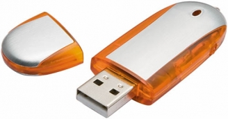 Pamięć USB pomarańczowa