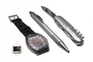 Komplet - zegarek, scyzoryk, długopis