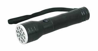 Latarka czarna 16 LED