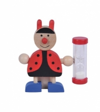 Figurka z klepsydrą i miejscem na szczoteczkę