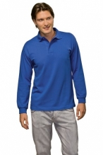 HANES - Beefy Polo Long Sleeve