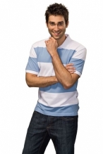 HANES - Striped Polo